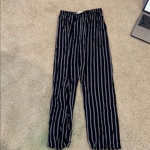 Brandy Melville Stripped Flowy Pants